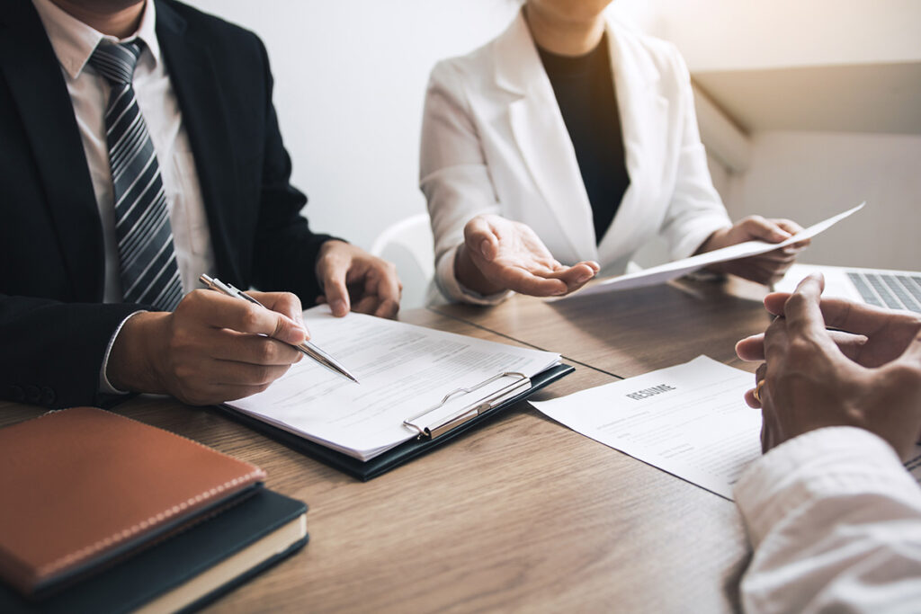 Attorney Reviewing Contracts